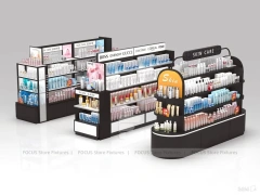 Skinyou White Skincare Display Shelving Unit
