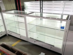 Sony White Glass Phone Display Kiosk