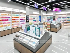 Teal Gold Cosmetics Boutique Counter Display