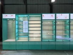 Turquoise Mobile Phone Wall Cabinet System
