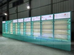 Turquoise Mobile Phone Wall Cabinet System