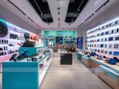Turquoise White Mobile Phone Experience Store