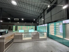 Turquoise White Mobile Phone Store Interior