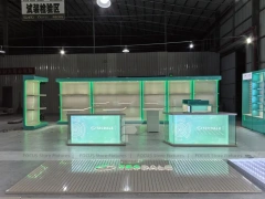Turquoise White Mobile Phone Store Interior