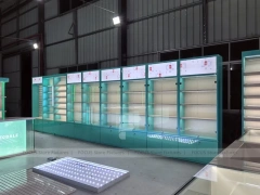 Turquoise White Mobile Phone Store Interior