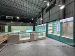 Turquoise White Mobile Phone Store Interior