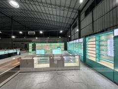 Turquoise White Mobile Phone Store Interior