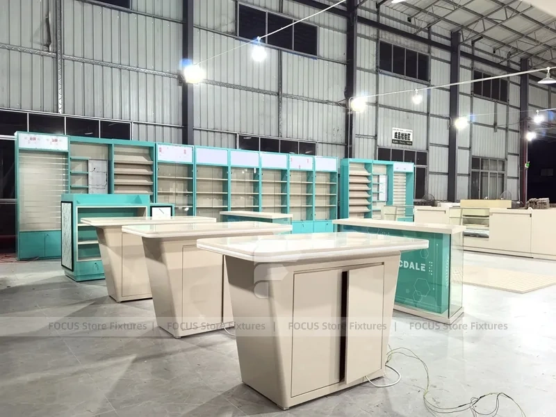 Turquoise White Phone Wall And Counter Fixture