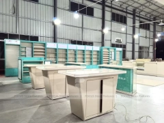 Turquoise White Phone Wall And Counter Fixture