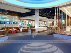 Warm Premium Mobile Electronics Lounge Display
