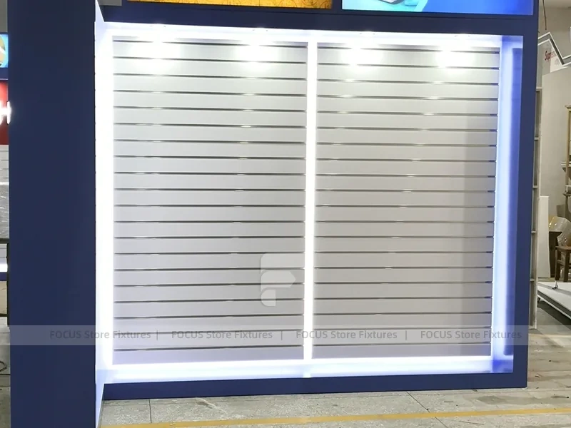White Blue Mobile Phone Service Counter