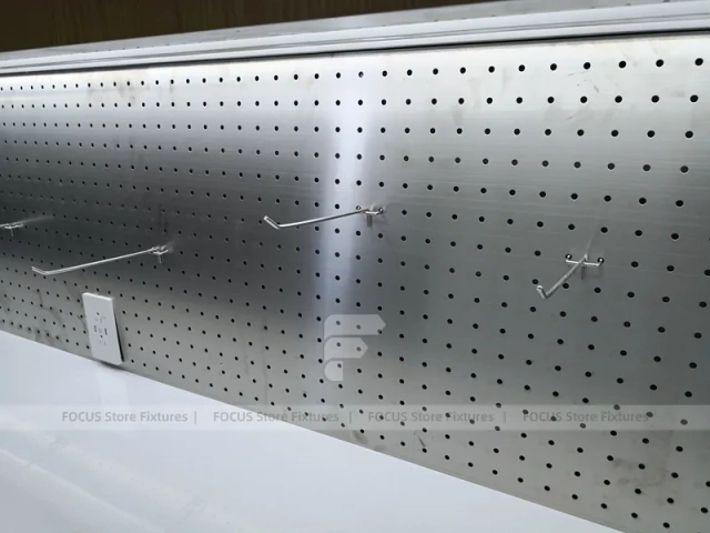 White Glass Mobile Phone Counter Wall Display