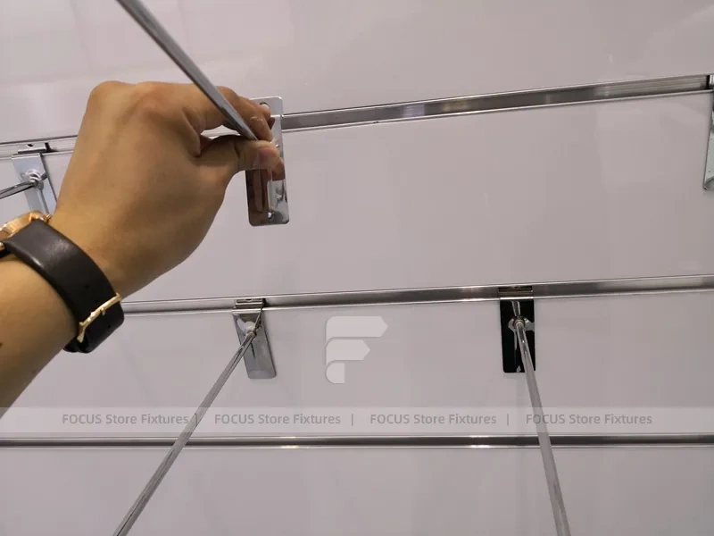 White Glass Mobile Phone Counter Wall Display