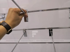 White Glass Mobile Phone Counter Wall Display