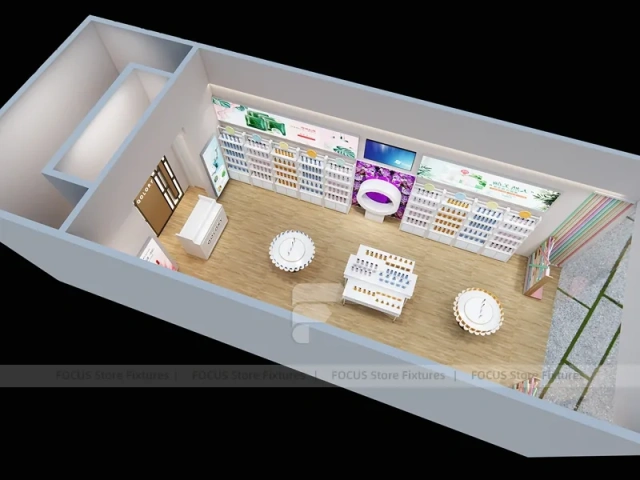 White Gold Skincare Boutique Interior
