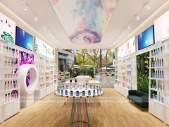 White Gold Skincare Boutique Interior
