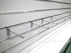 White Illuminated Mobile Phone Slatwall Panel