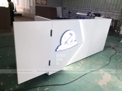 White Illuminated Mobile Phone Slatwall Panel