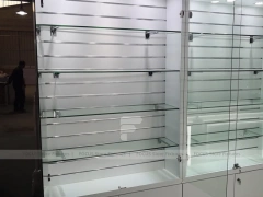 White Illuminated Mobile Phone Slatwall Panel