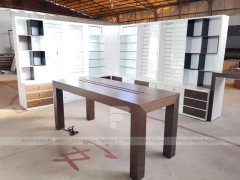 White Minimal Phone Accessories Store Display