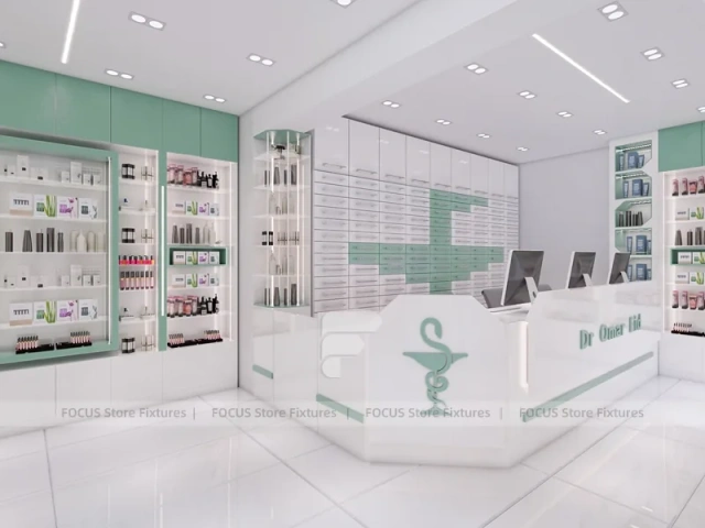 White Mint Skincare Reception Counter