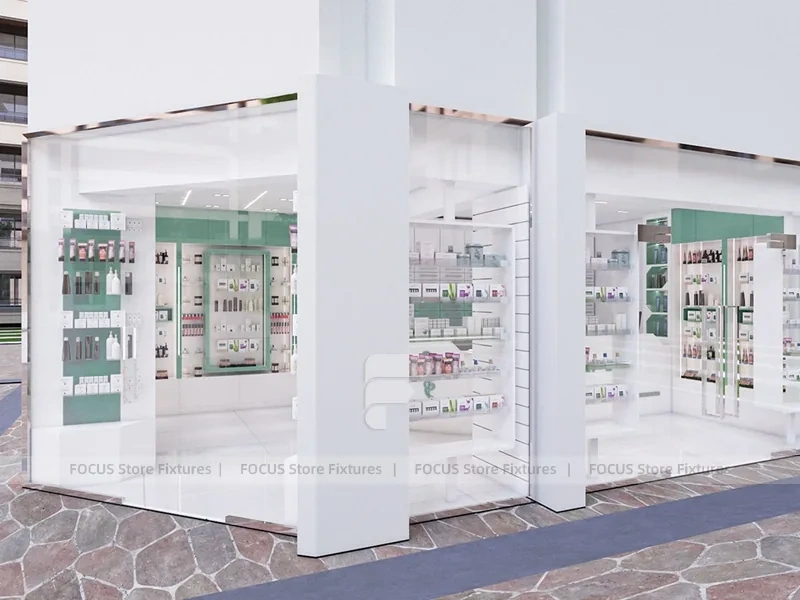 White Mint Skincare Reception Counter