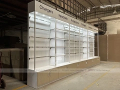 White Mobile Accessories Wall Category Shelving