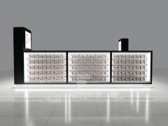 White Mobile Phone Display Tower Set