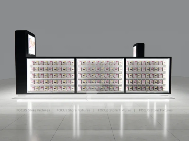 White Mobile Phone Display Tower Set