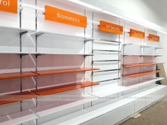 White Red Mobile Phone Display Table