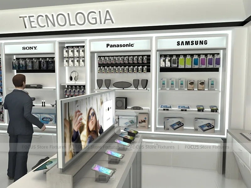 White Samsung Panasonic Phone Accessories Store