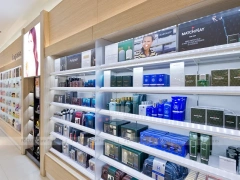 White Skincare Clinic Store Reception Layout