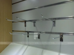 White Wood Mobile Phone Counter Fixture