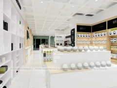 White Wood Mobile Phone Store Interior
