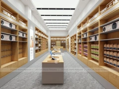 Wood Accessories Hub Mobile Store Interior
