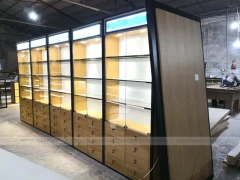 Wood Black Mobile Accessories Gondola Counter