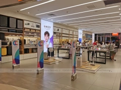 Wood Black Mobile Phone Sales Counter Store Version