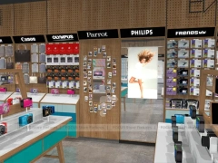 Wood Colorful Mobile Phone Store Interior