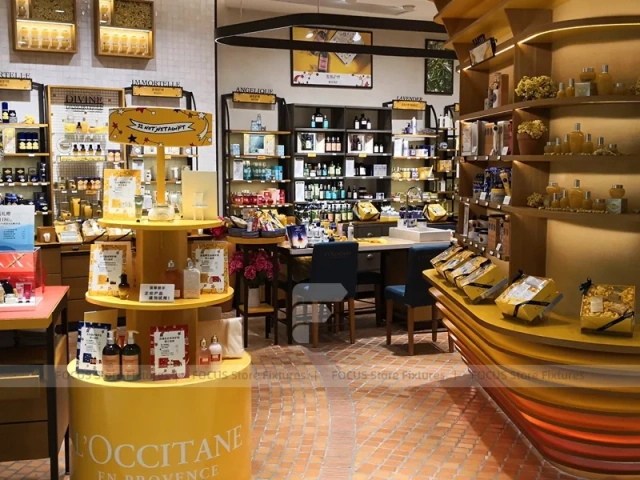 Wood Grain L'Oreal Beauty Store Interior
