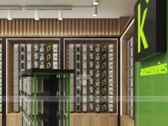 Wood Green K Mobile Accessories Wall Display