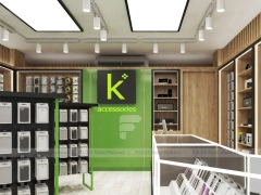 Wood Green K Mobile Accessories Wall Display Interior