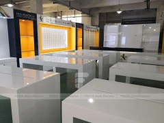 Yellow Black Mobile Phone Store Counter Layout