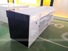 Yellow Black Mobile Phone Store Counter Layout