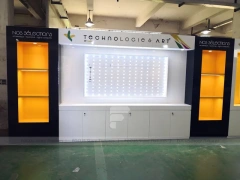 Yellow Black Mobile Phone Store Counter Layout