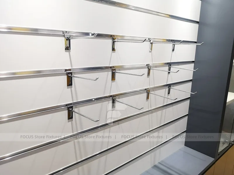 Yellow Black Mobile Phone Wall Display Interior