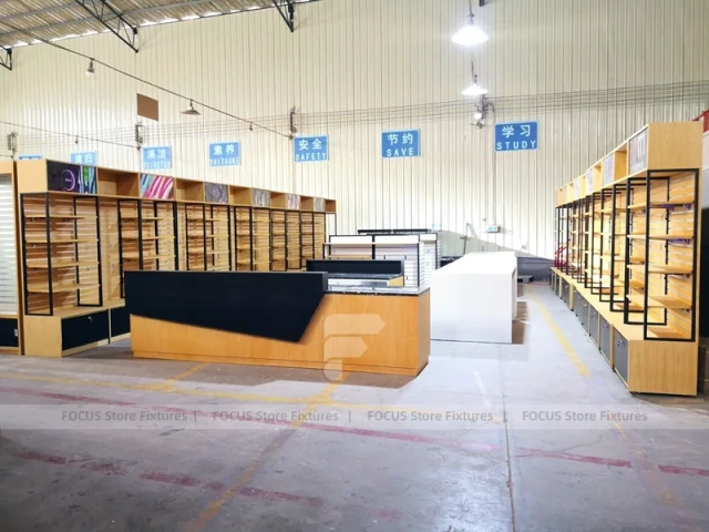 Yellow Black Mobile Phone Wall Store Layout