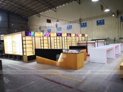 Yellow Black Mobile Phone Wall Store Layout