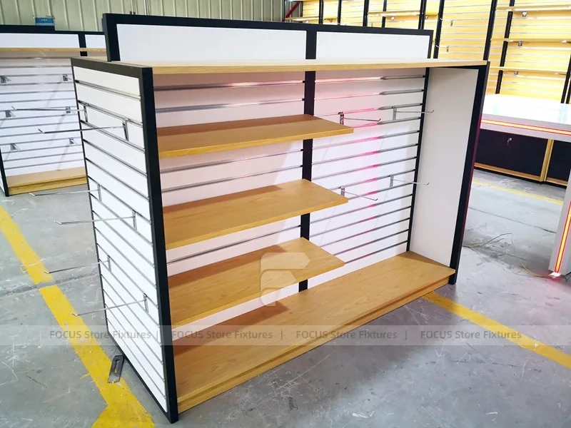 Yellow Black Mobile Phone Wall Store Layout