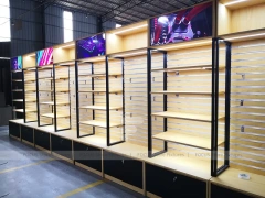 Yellow Black Mobile Phone Wall Store Layout