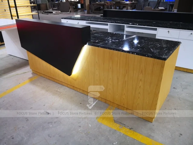 Yellow Black Mobile Phone Wall Store Layout